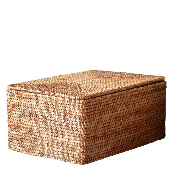 Women rectangular rattan storage basket Kalsten
