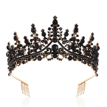 Ladies' Rhinestone Tiara with sparkling gemstone wreath