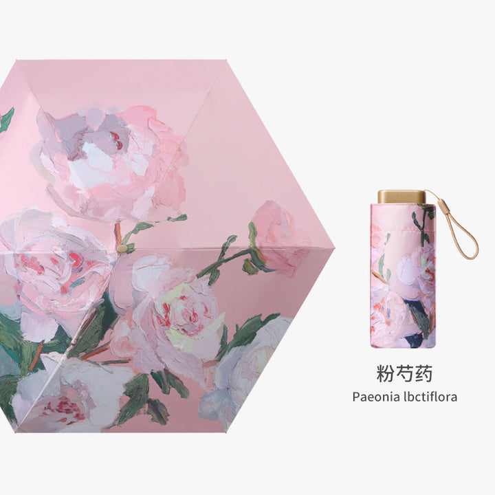 Women's elegant folding umbrella with floral patterns Kalsten