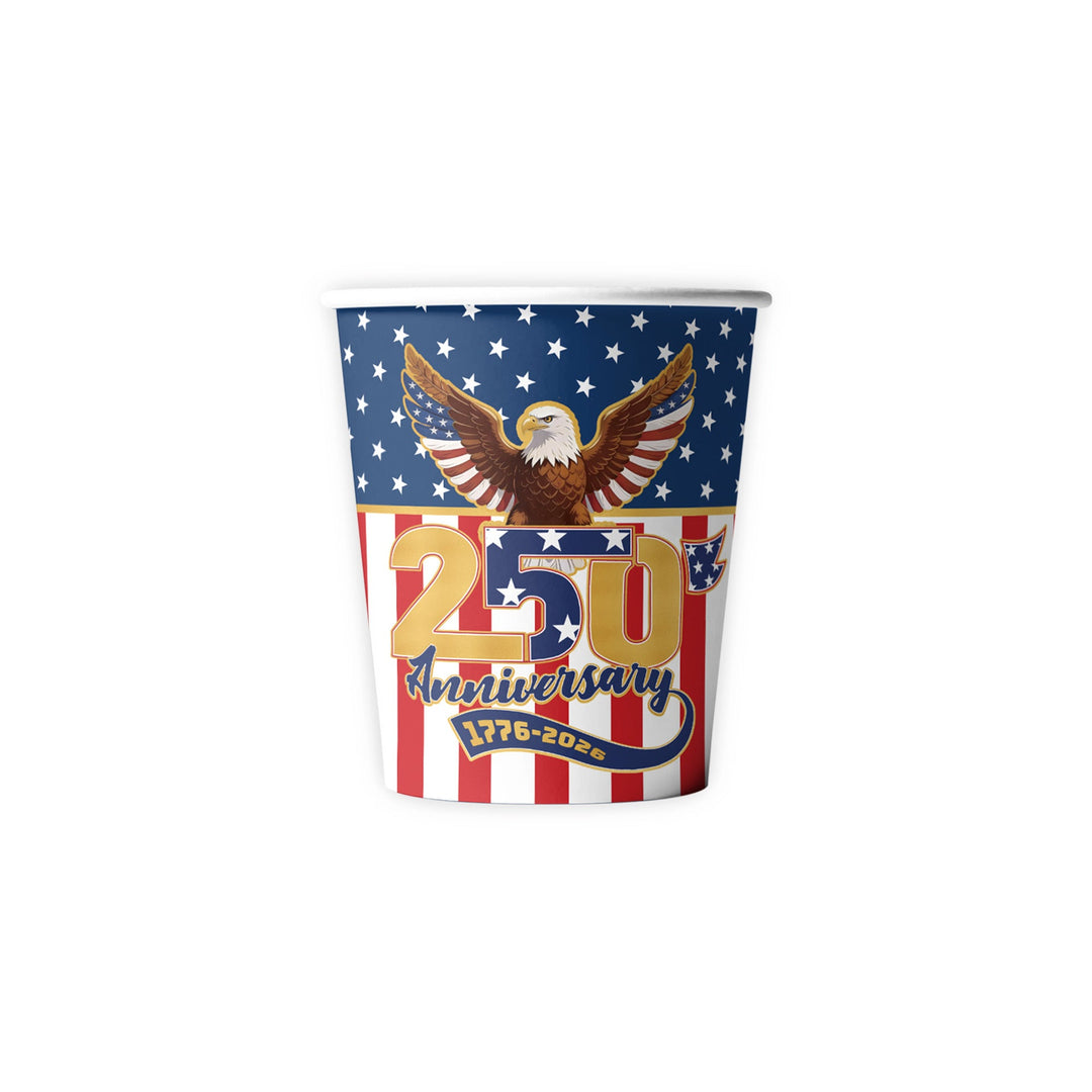 Unisex nan Patriotic Anniversary Disposable Tableware Party Kit with Stars Stripes Plates Cups Napkins Cutlery Banner Kalsten