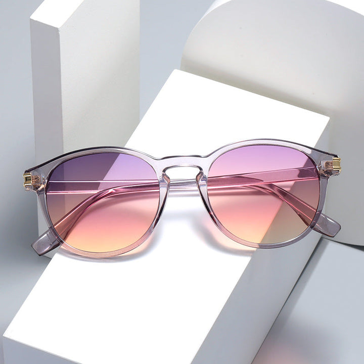 Women elegant sunglasses with transparent frame and stylish accents Kalsten