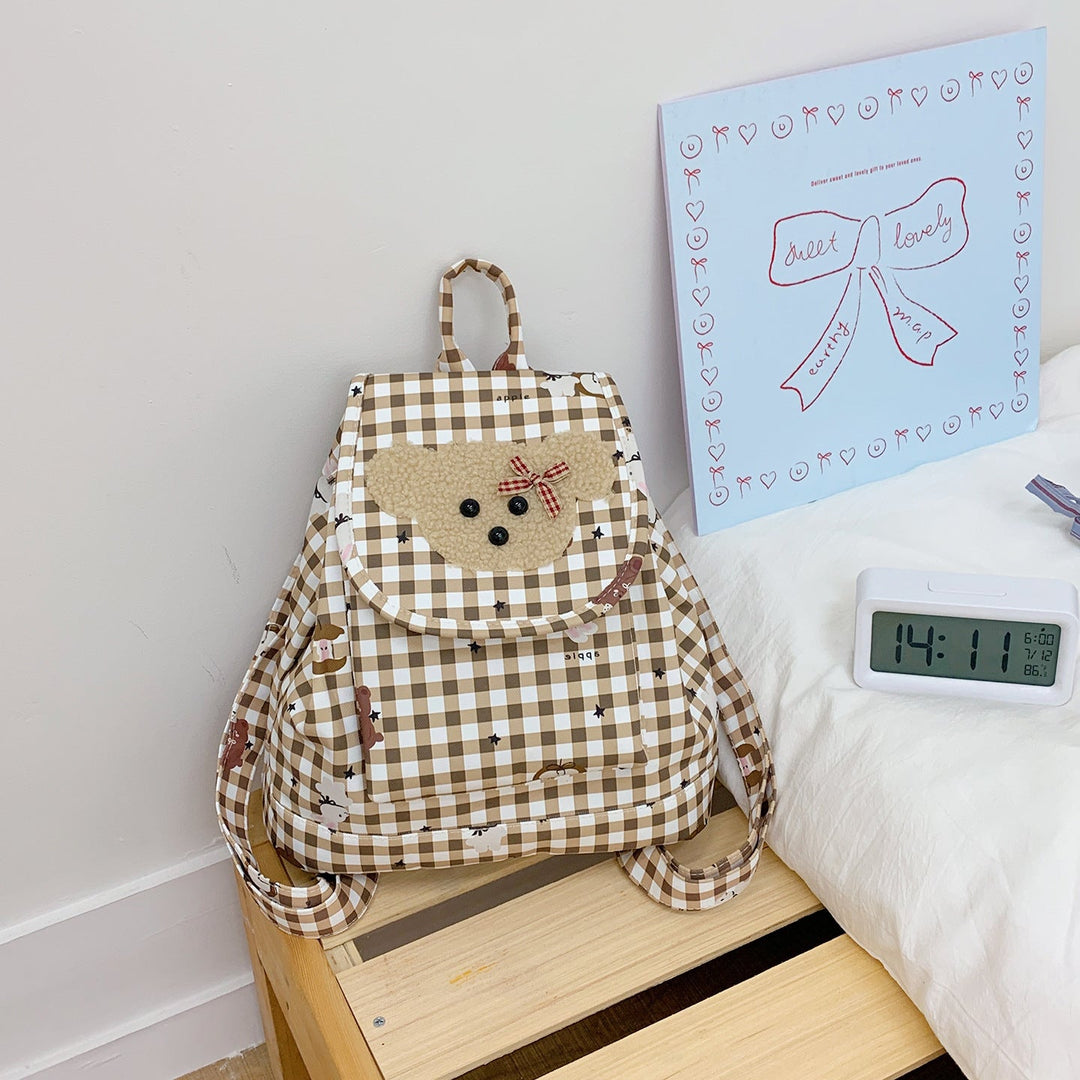 Cute Character-themed School Backpack