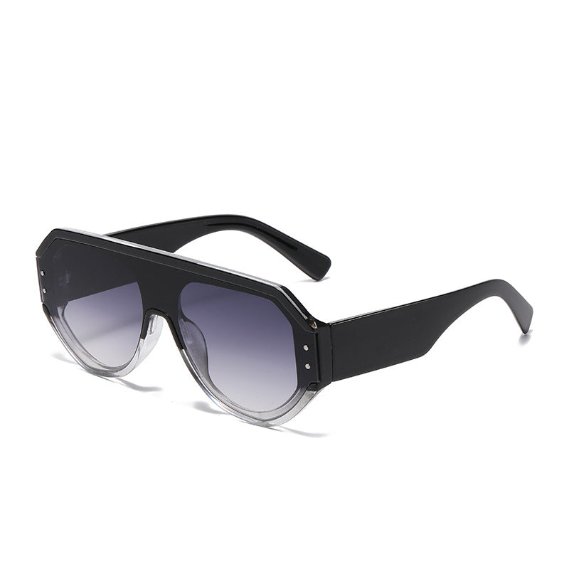 Men's Bold Frame Futuristic Sunglasses Kalsten