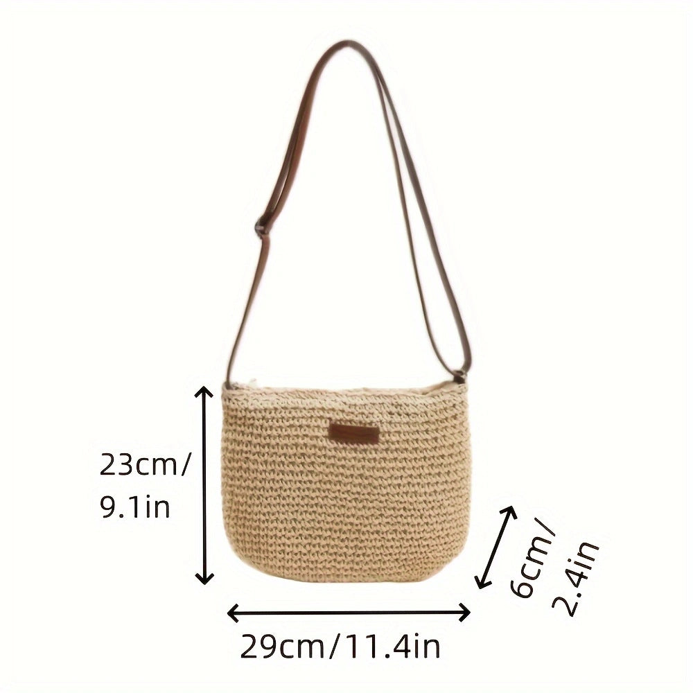 Handbag Made of High-Quality Macrame with Padded Shoulder Strap Kalsten