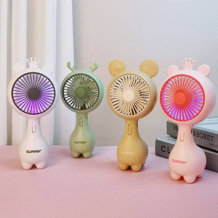 Women Portable Mini Fan with Cute Rabbit Design Kalsten