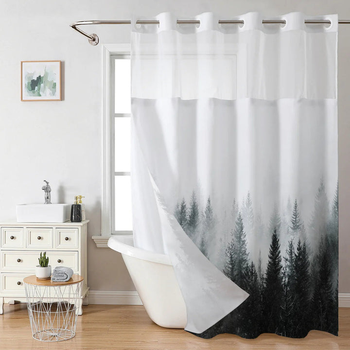 Artistic Floral Shower Curtain Kalsten