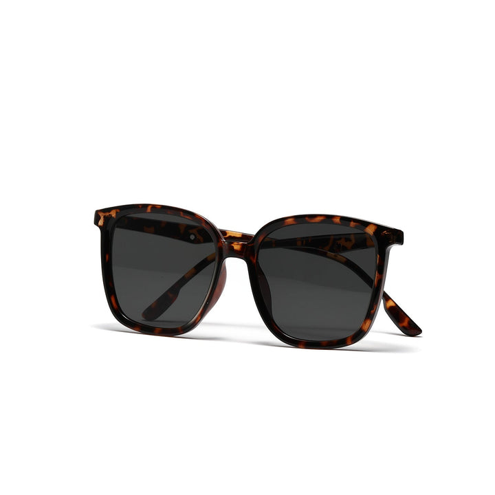 Women's stylish square sunglasses with clear frame and polarized lenses Kalsten