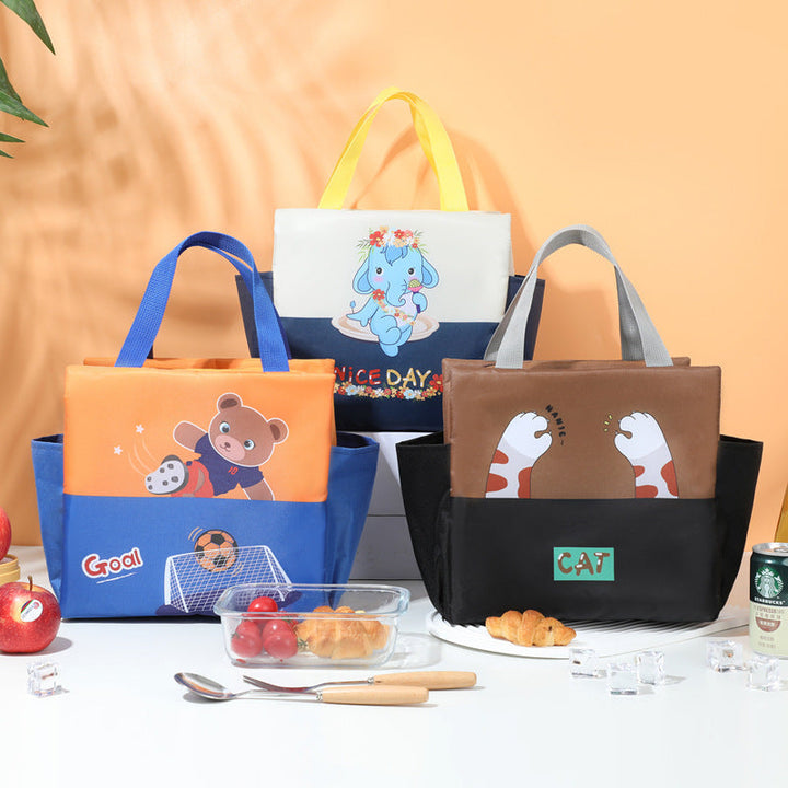 Cooler bag with playful cat motif Kalsten