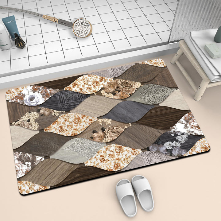Artistic Mosaic Bath Mat Kalsten
