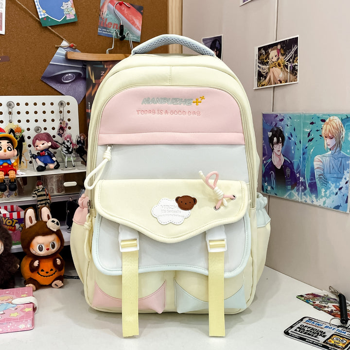 Multi-Pocket Casual School Backpack