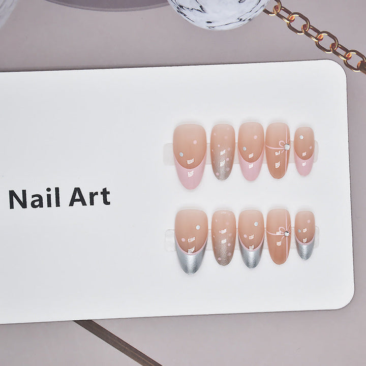 Decorative Glossy Press-On Nail Set Kalsten