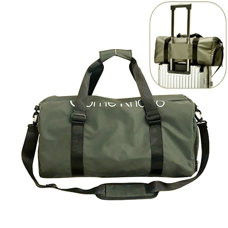 Travel bag with integrated trolley attachment system Kalsten