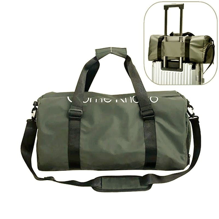 Travel bag with integrated trolley attachment system Kalsten
