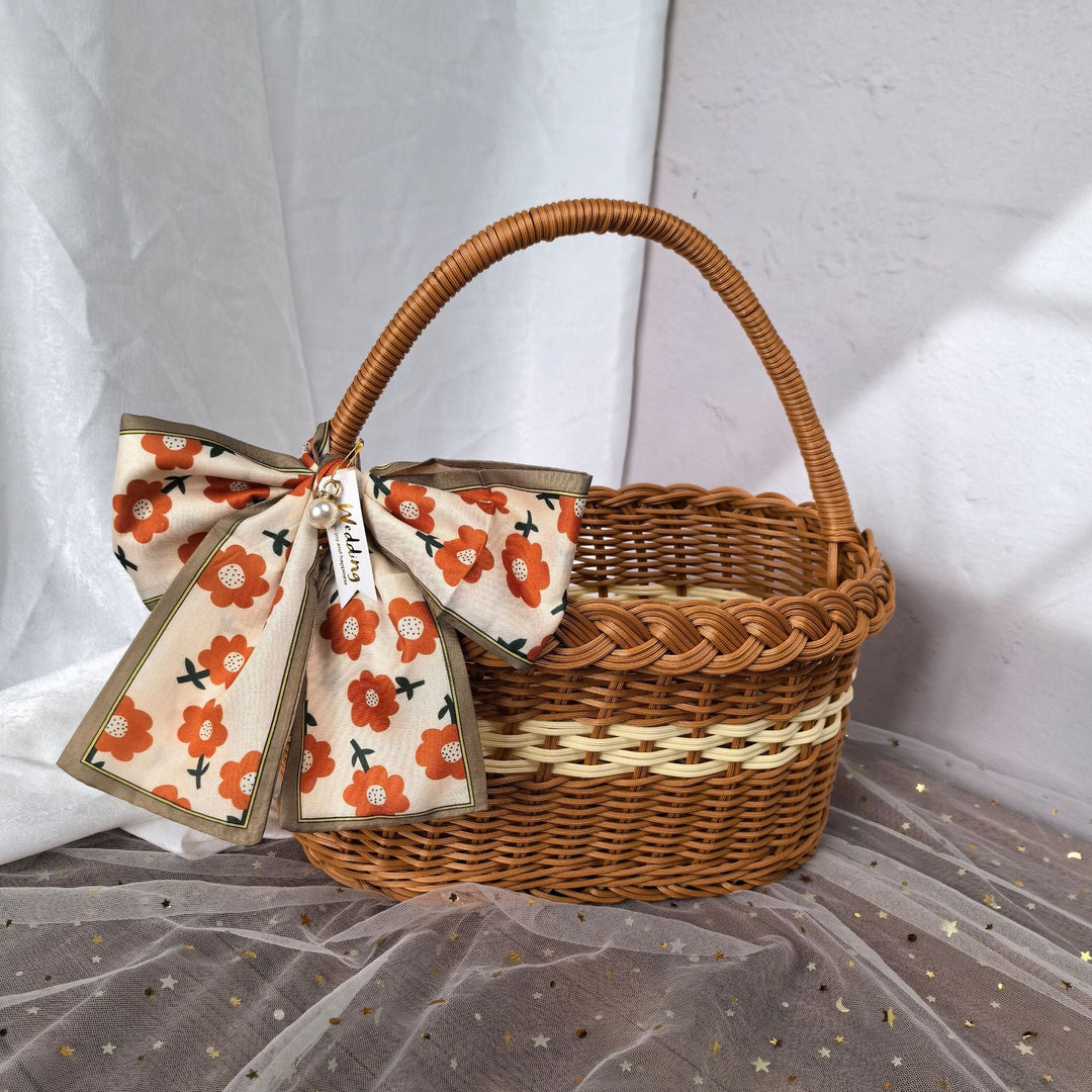 Women elegant handwoven shopping basket Kalsten