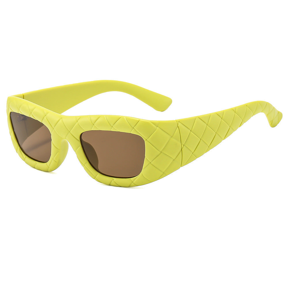 Ladies extravagant sunglasses with textured frame Kalsten