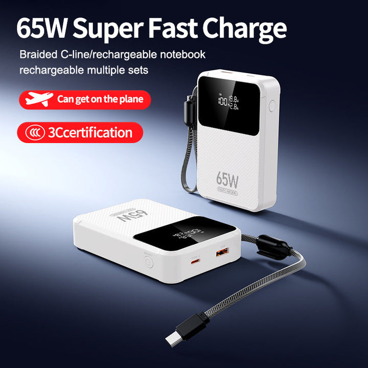 Portable power bank with intelligent fast charging function and digital display Kalsten