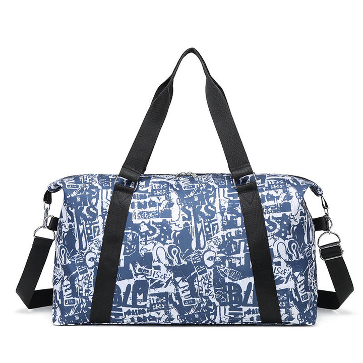 Graphic Patterned Sports Duffel Bag Kalsten