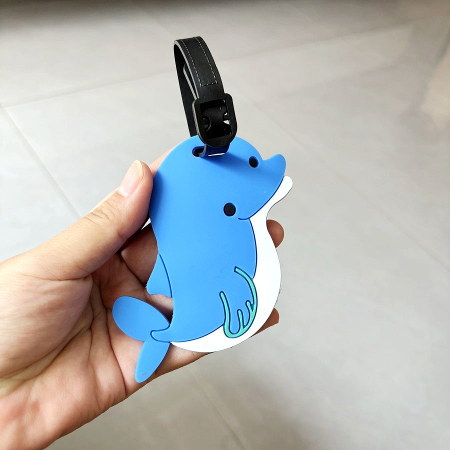 Dolphin-Shaped Travel Luggage Tag Kalsten