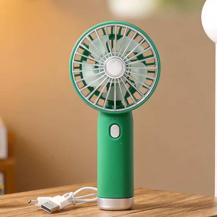Ladies Portable Hand Fan with Powerful Battery and Ergonomic Design Kalsten
