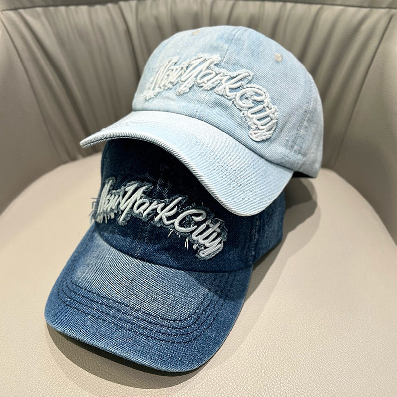 Women's Distressed Denim Cap Kalsten