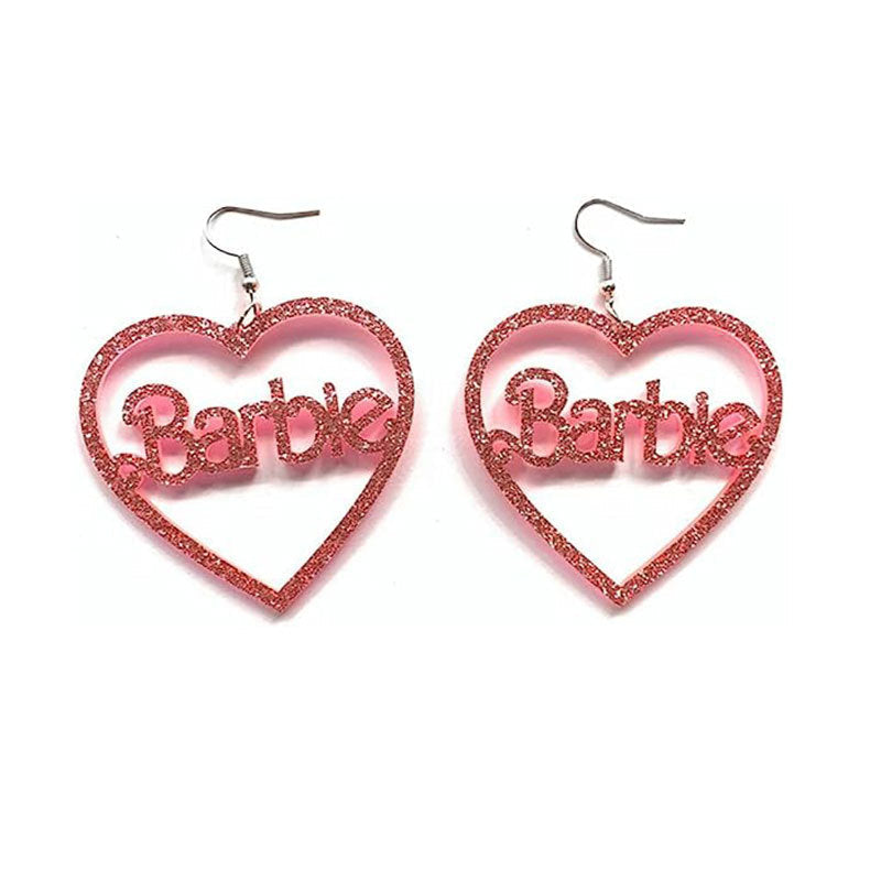 Glittering Heart-Shaped Earrings Kalsten