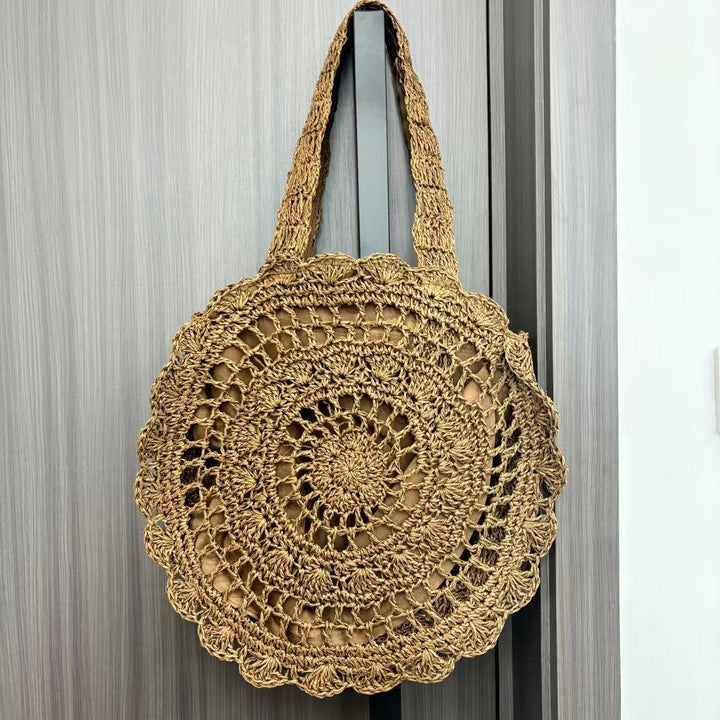 Hand-knotted Round Bag Kalsten