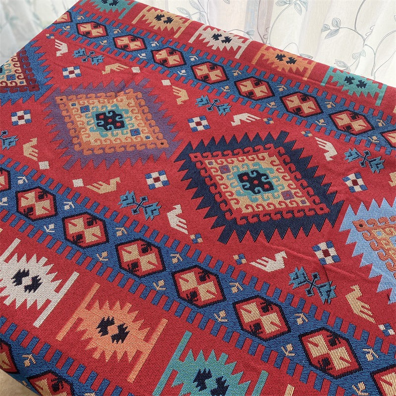 Artisan-Patterned Decorative Table Cover
