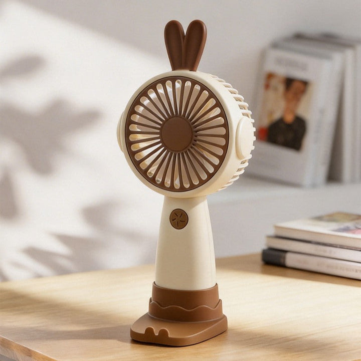 Cute Bunny-Themed Mini Handheld Fan Kalsten