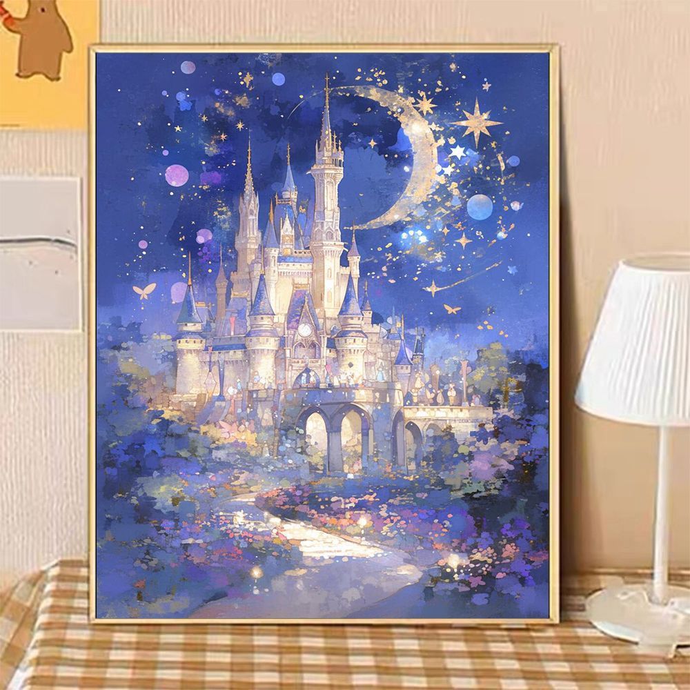 Enchanted Castle Landscape Canvas Art Kalsten