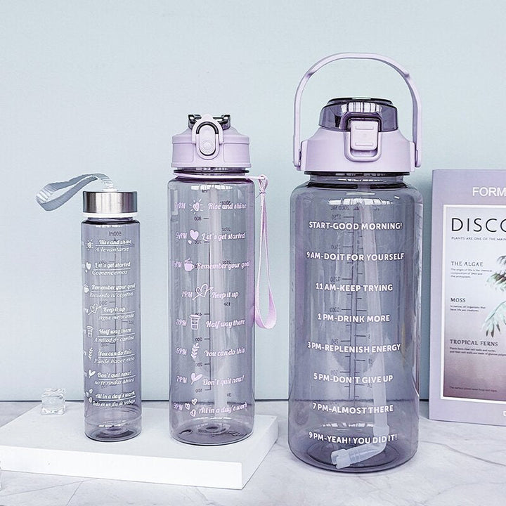 Women's Water Bottle with Motivational Print Kalsten