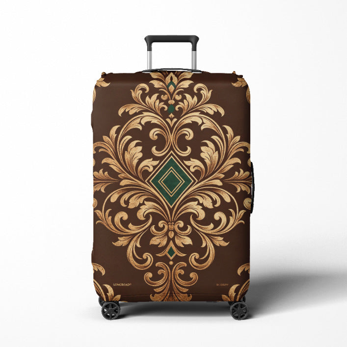 Women's Travel Trolley Kalsten  with elegant baroque pattern