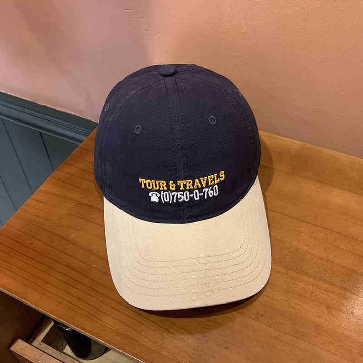 Men's Casual Travel-Themed Baseball Cap Kalsten
