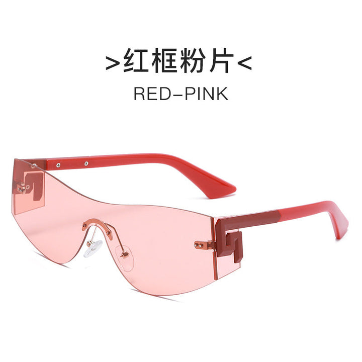 Women's futuristic oversized sunglasses with striking design Kalsten