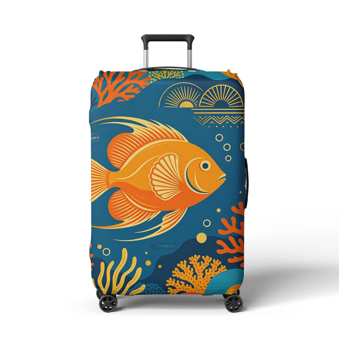 Women's suitcase sock with colorful coral design Kalsten