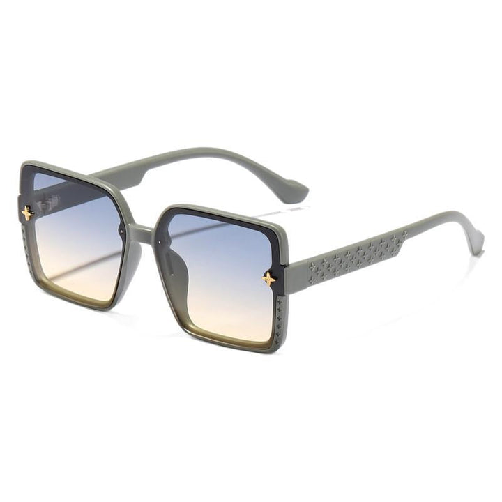 Women's fashionable square sunglasses with embellished frame Kalsten
