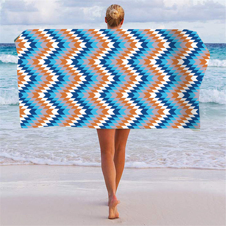 Beach towel with unique graphic pattern Kalsten