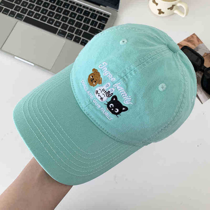 Women's Cute Animal-Embroidered Baseball Cap Kalsten