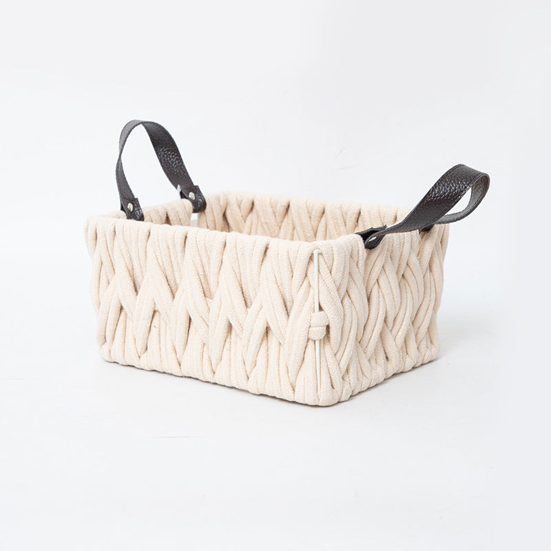 Stylish Textured Storage Basket Acalora