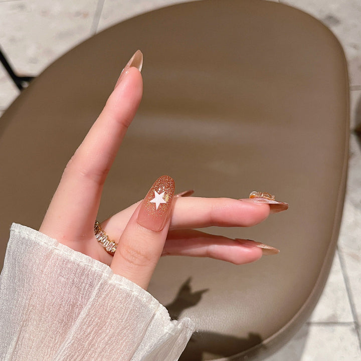 Artistic 3D Character-Themed Press-On Nail Extensions Kalsten