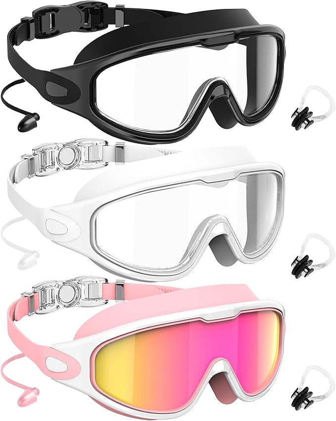 Diving mask with wide field of view and magnet holder Kalsten