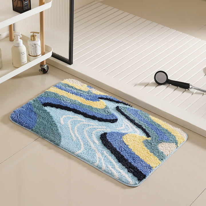 Decorative Fruit-Themed Bath Rug Kalsten