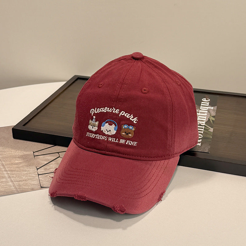 Unisex Embroidered Casual Cap Kalsten