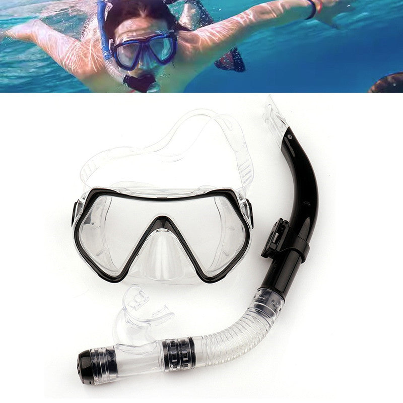 Snorkel mask with anti-fog technology and flexible mouthpiece Kalsten