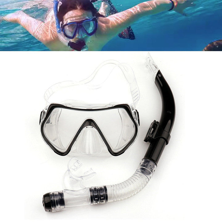 Snorkel mask with anti-fog technology and flexible mouthpiece Kalsten