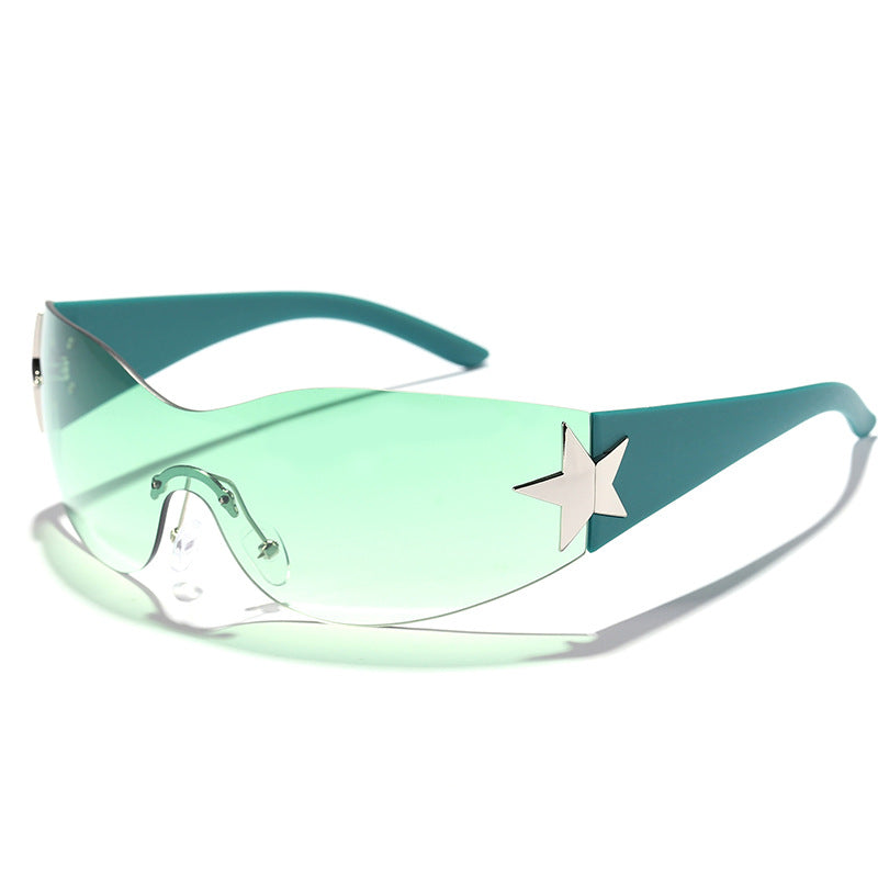 Women's futuristic design sunglasses with unique accents Kalsten