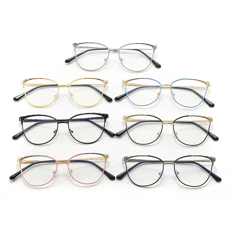 Ladies Cat-Eye Glasses with Fine Metal Accents Kalsten