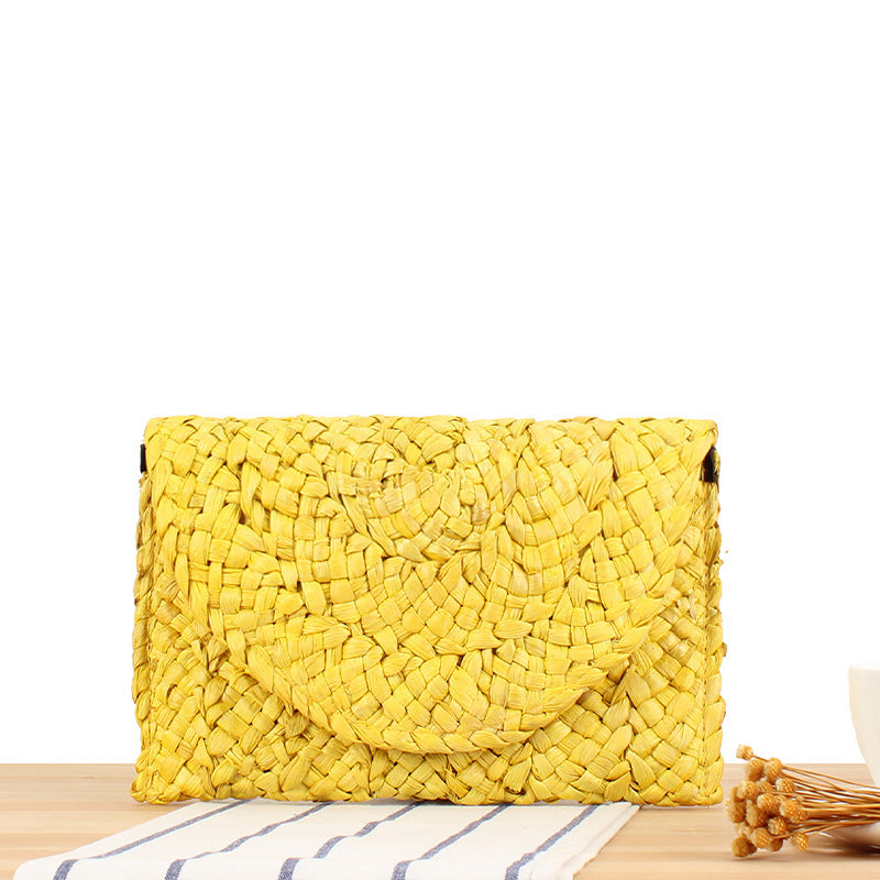 Clutch Made of Handmade Basket Weave Kalsten
