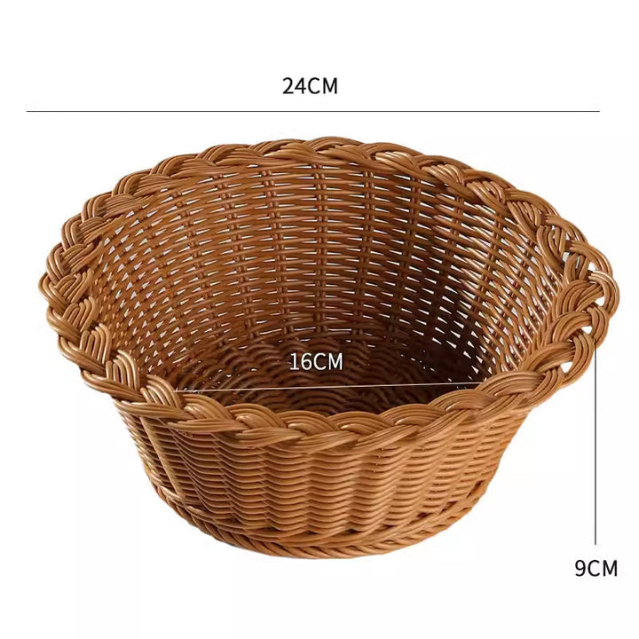 Unisex round braided storage basket Kalsten