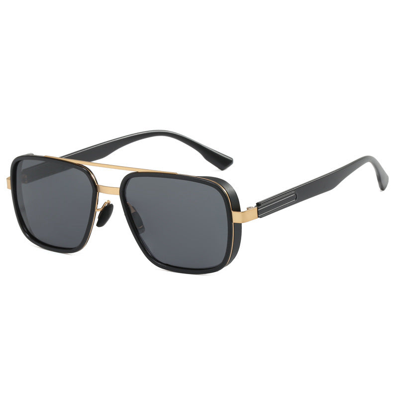 Ladies elegant square sunglasses with high-quality metal frame Kalsten