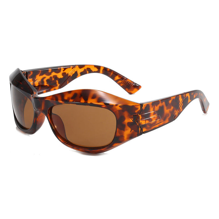 Women Retro Sunglasses in trendy Shield design Kalsten
